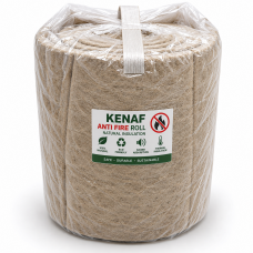 Kenaf AntiFire Roll 50 мм – конопена рулонна топлоизолация с огнезащитна обработка